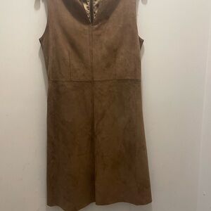 MaxMara Goat Suede Leather Dress